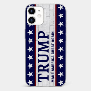 He Is Waiting For Your Vote - US Election Clear Phone Case