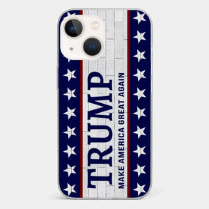 He Is Waiting For Your Vote - US Election Clear Phone Case