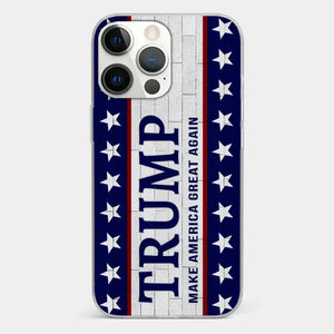 He Is Waiting For Your Vote - US Election Clear Phone Case