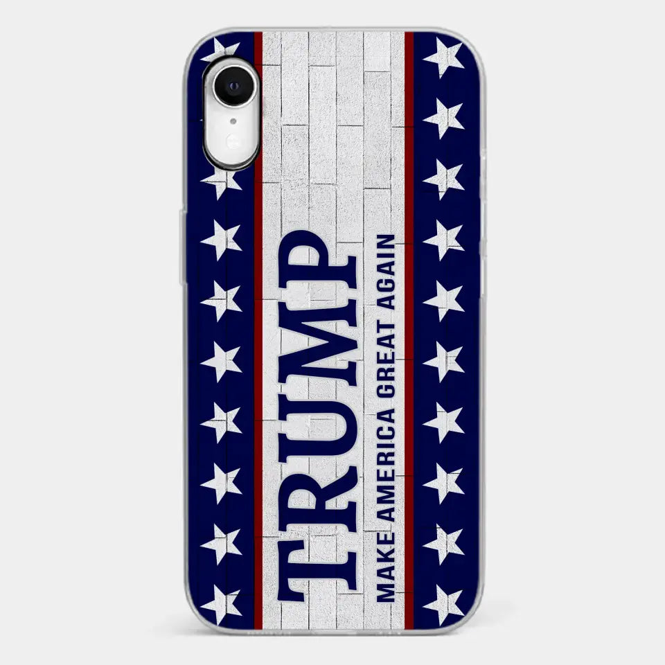 He Is Waiting For Your Vote - US Election Clear Phone Case