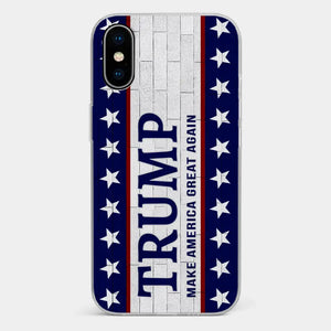 Trump Is Waiting For Your Vote - US Election Clear Phone Case