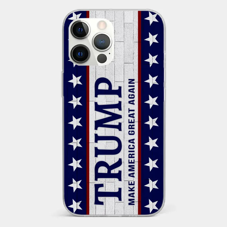 He Is Waiting For Your Vote - US Election Clear Phone Case