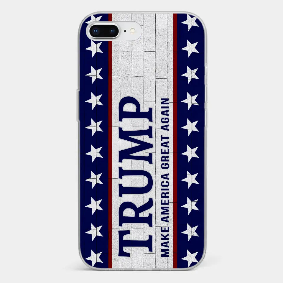 He Is Waiting For Your Vote - US Election Clear Phone Case
