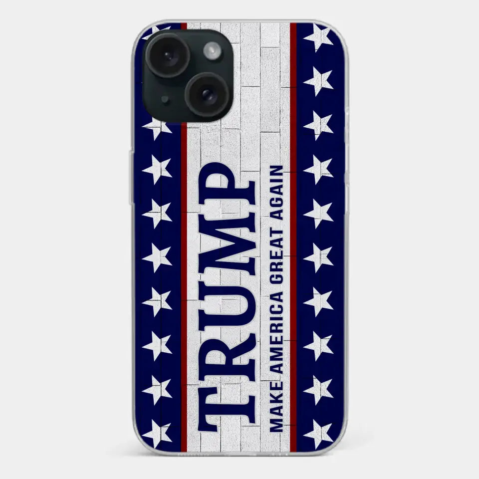 He Is Waiting For Your Vote - US Election Clear Phone Case