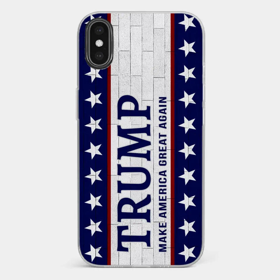 He Is Waiting For Your Vote - US Election Clear Phone Case