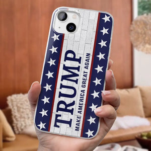 Trump Is Waiting For Your Vote - US Election Clear Phone Case