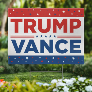 United For Prosperity - US Elections Yard Sign, Decoration Gift For Conservative Supporters