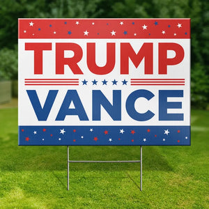 United For Prosperity - US Elections Yard Sign, Decoration Gift For Conservative Supporters