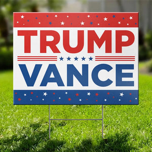 United For Prosperity - US Elections Yard Sign, Decoration Gift For Conservative Supporters