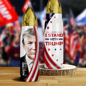 Felon 47 Is Ready To Make America Great Again - US Election, Donald Trump Bullet Tumbler - Gift For Best Friends, BFF, Sisters