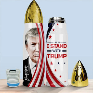 Felon 47 Is Ready To Make America Great Again - US Election, Donald Trump Bullet Tumbler - Gift For Best Friends, BFF, Sisters