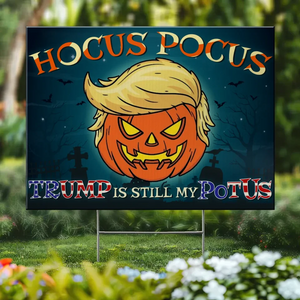 We Need A New Potus In November - US Elections Yard Sign, Halloween Decoration Gift For Conservative Supporters