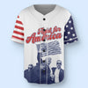 Trump 47, Fight For America - US Election, Trump Baseball Jersey
