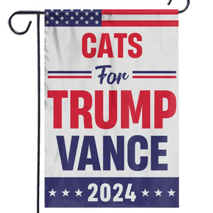 We Vote For Trump Vance 2024 - Trump US Election House Flag, Garden Flag