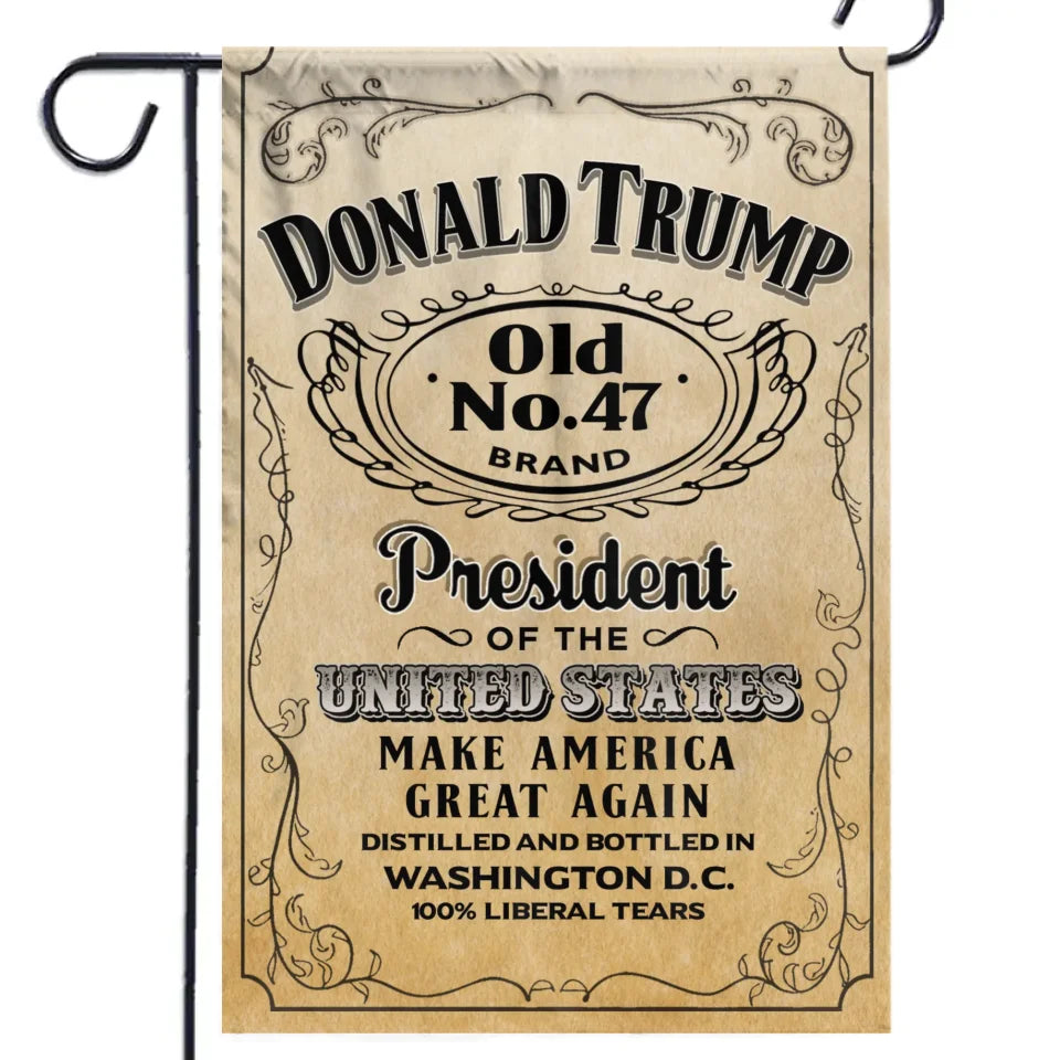 Made By Liberal Tears, Branded By The Chosen One - US Election House Flag, Garden Flag