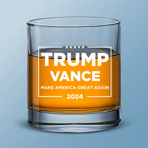 The Turning Point Of America Is Here - US Election Whiskey Glass - Gift For Conservative Supporters