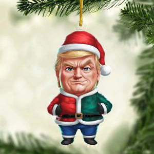 The Chosen One - US Election Acrylic Custom Shaped Ornament - Christmas Gift And Decor For Conservative Supporters