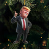 You Know Who's The President - US Election Acrylic Custom Shaped Ornament - Christmas Gift And Decor For Conservative Supporters