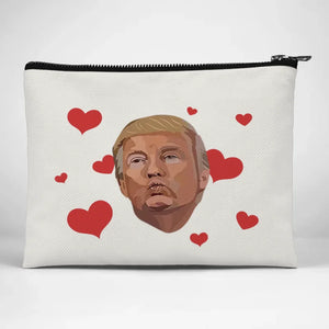 He Reclaims Our Future - US Election Cosmetic Bag - Gift For Conservative Supporters