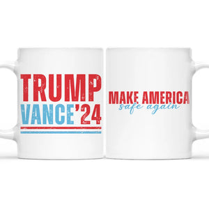 The Safe America Run By Real Leadership - US Elections Accent Mug