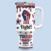 Pride In Our Country Inspires Change - US Election 3D Inflated Effect Printed 40 Oz Stainless Steel Tumbler With Handle