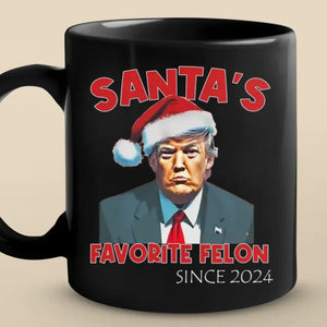 Santa's Favorite Since 2024 - US Election Black Mug