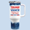 They Always Put America First - US Election 40 Oz Stainless Steel Tumbler With Handle
