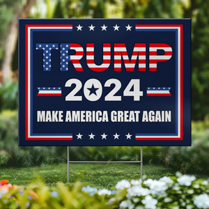 Fight For American Freedoms And Sovereignty - US Elections Yard Sign, Decoration Gift For Conservative Supporters