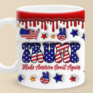 Our Future Is Bright When We Join Forces - US Elections 3D Inflated Effect Printed Mug - Gift For Conservative Supporters