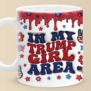 When Girls Unite Our Future Is Bright - US Elections 3D Inflated Effect Printed Mug - Gift For Conservative Supporters