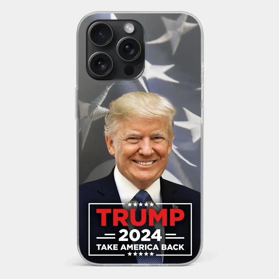 Keep The Nation Strong - US Election Clear Phone Case