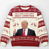 Bring Back American Pride In Every Way Possible - US Election Ugly Sweatshirt - Unisex Wool Jumper - Christmas Gift For Red-Wave Supporters
