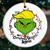 Let’s Remind Ourselves Of The Values We Once Had - US Elections Ceramic Round Shaped Ornament - Gift For Conservative Supporters