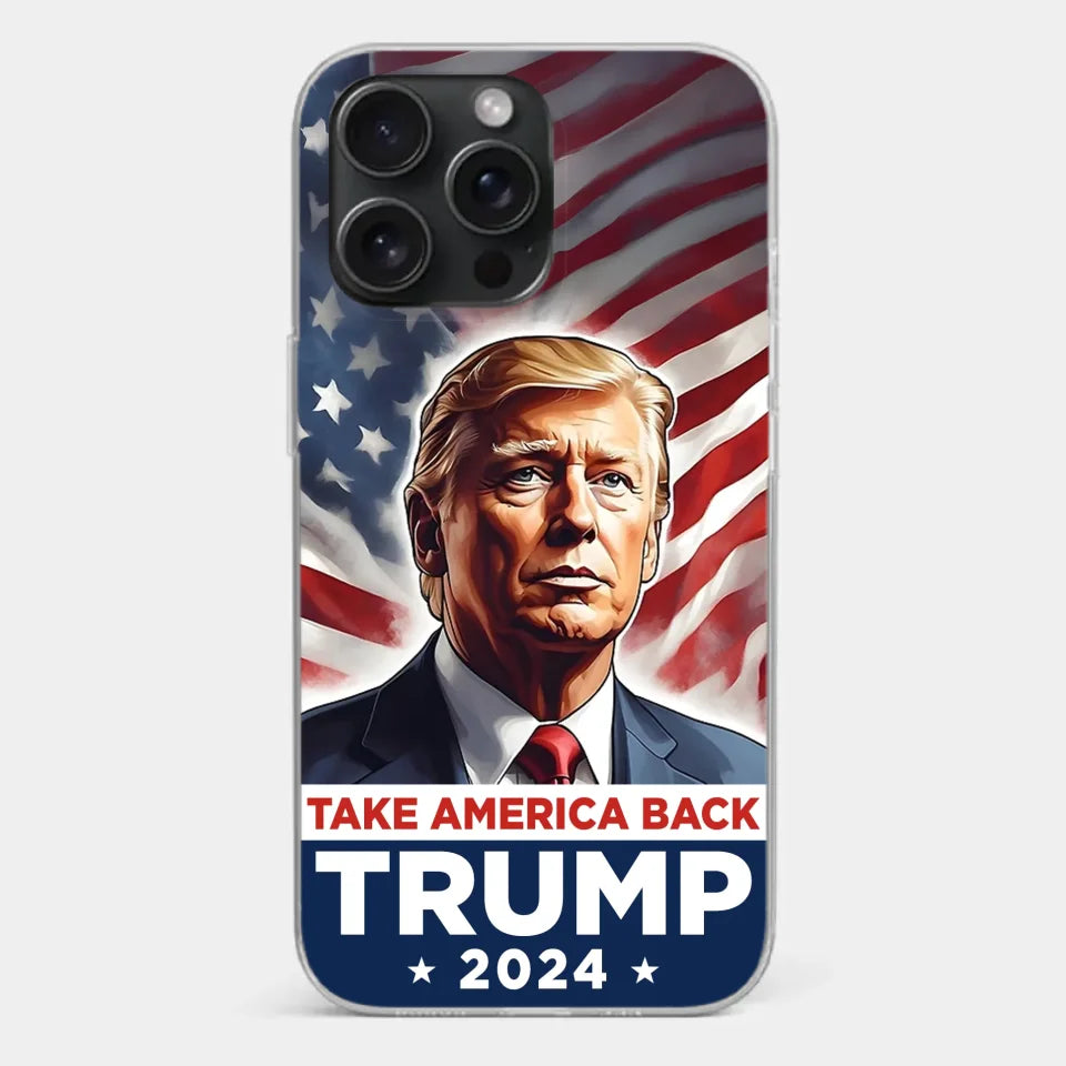 The People's President Is Back - US Election Clear Phone Case