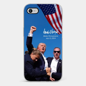 Here To Fight For People - US Election Clear Phone Case