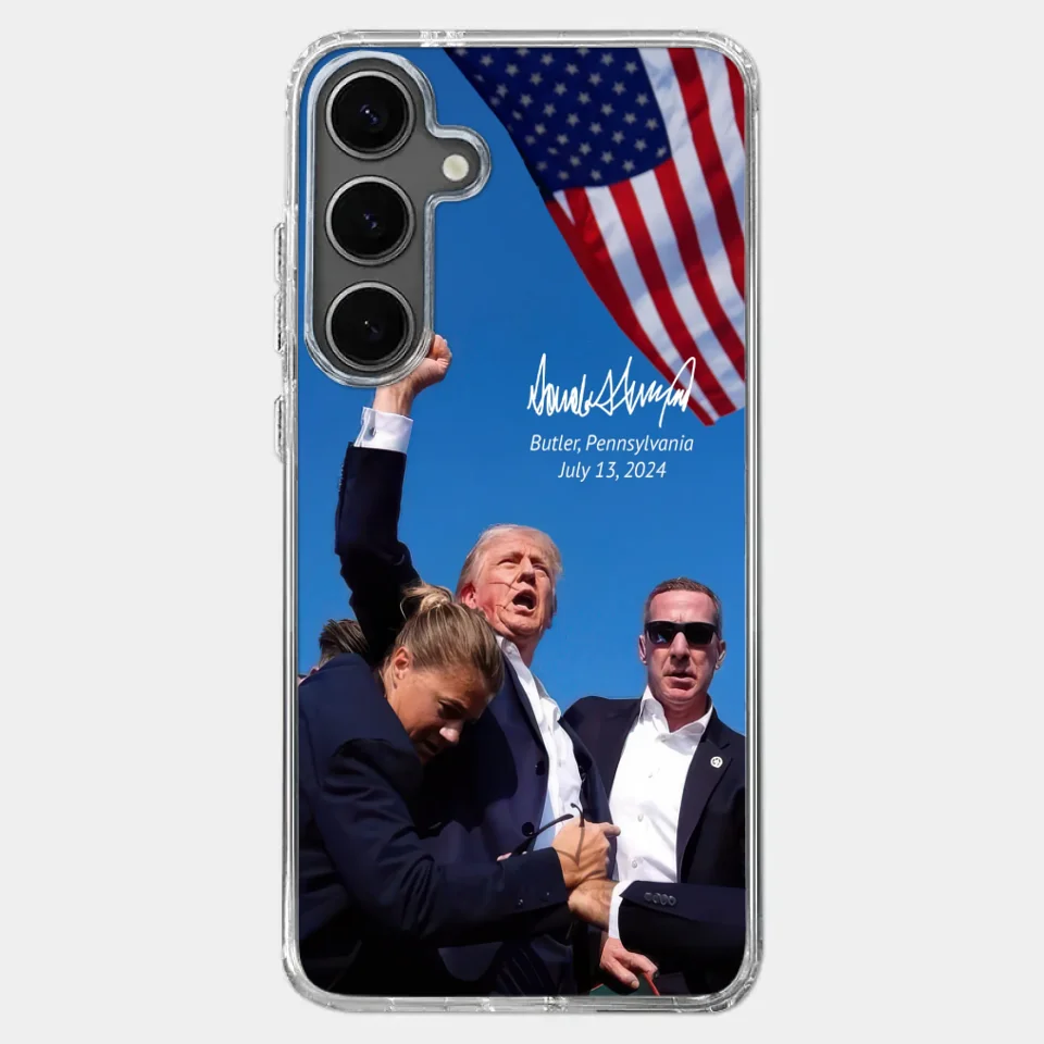 Here To Fight For People - US Election Clear Phone Case