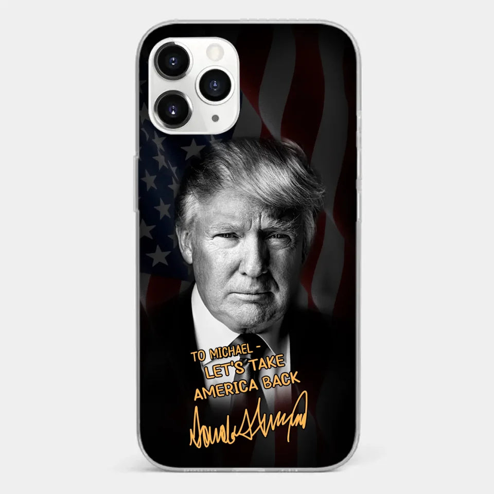 Let's Make The Nation Strong Together - US Election Clear Phone Case