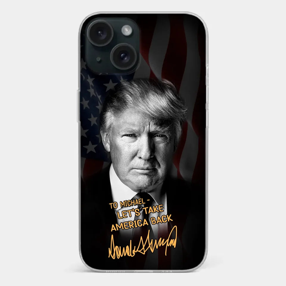 Let's Make The Nation Strong Together - US Election Clear Phone Case