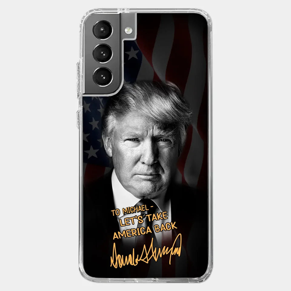 Let's Make The Nation Strong Together - US Election Clear Phone Case