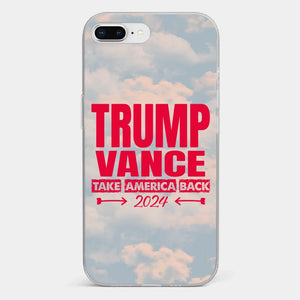 United We Stand For A Better Future - US Election Clear Phone Case
