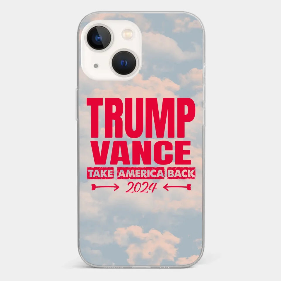 United We Stand For A Better Future - US Election Clear Phone Case