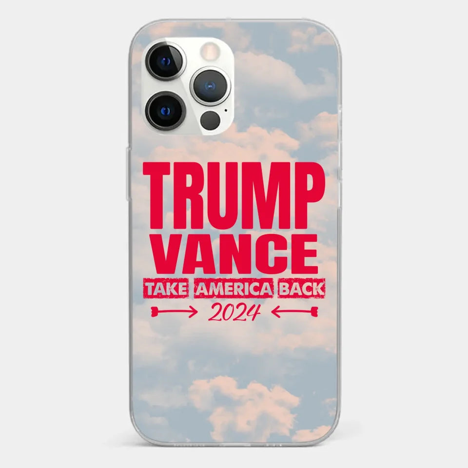 United We Stand For A Better Future - US Election Clear Phone Case