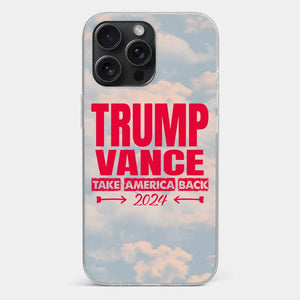United We Stand For A Better Future - US Election Clear Phone Case