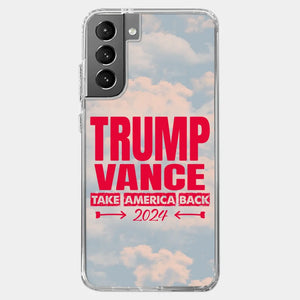 United We Stand For A Better Future - US Election Clear Phone Case