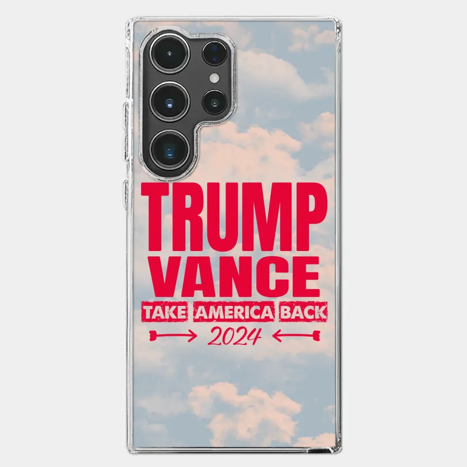 United We Stand For A Better Future - US Election Clear Phone Case