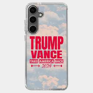 United We Stand For A Better Future - US Election Clear Phone Case