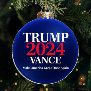 Speaking Up Can Change Lives And Minds - US Election Acrylic Custom Shaped Ornament - Christmas Gift And Decor For Conservative Supporters