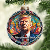 Being Heard Is A Powerful Gift We All Deserve - US Election Acrylic Custom Shaped Ornament - Christmas Gift And Decor For Conservative Supporters