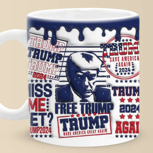 Each Thought Is A Step Towards A Better Tomorrow - US Elections 3D Inflated Effect Printed Mug - Gift For Conservative Supporters