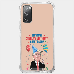 Let's Make Your Birthday Great Again - US Election Clear Phone Case